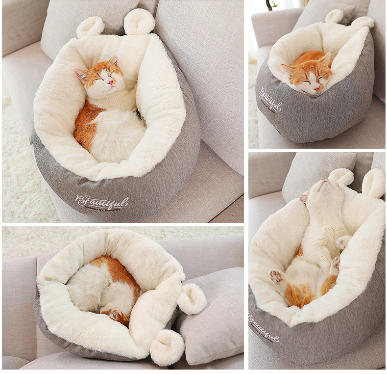 LuxeCloud Warming Pet Bed