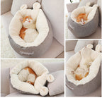 LuxeCloud Warming Pet Bed