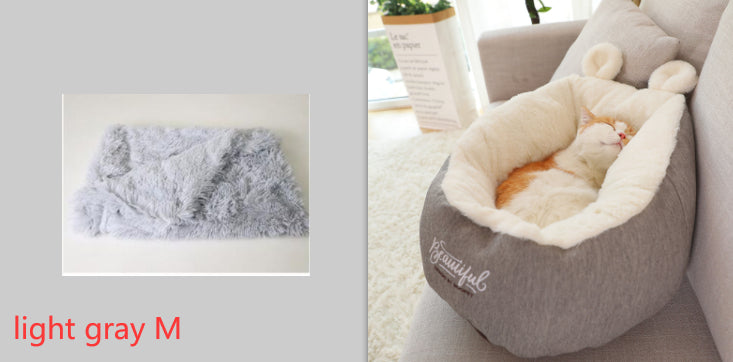 LuxeCloud Warming Pet Bed